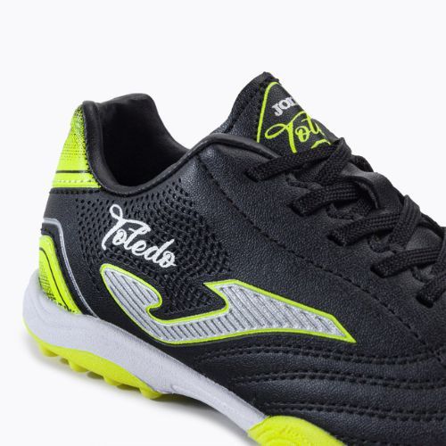 Scarpe da calcio Joma Toledo TF per bambini, nero