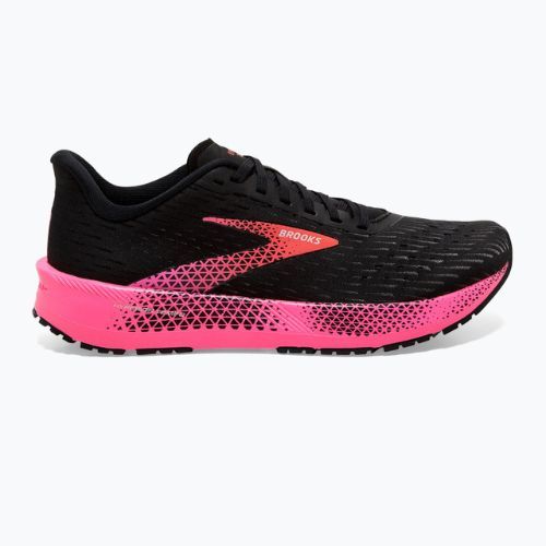 Brooks Hyperion Tempo, scarpe da corsa da donna, nero/rosa/corallo
