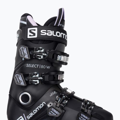 Scarponi da sci da donna Salomon Select 80W nero/lavanda/belluga