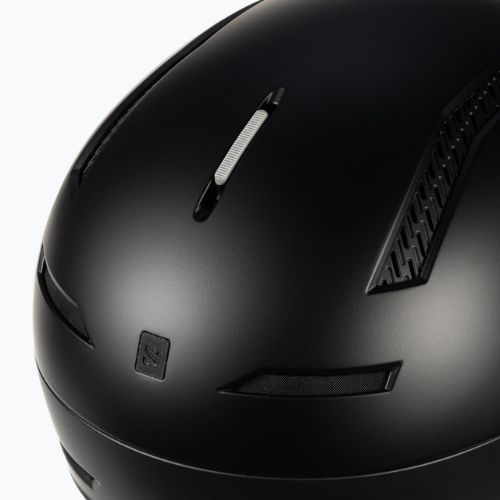 Casco da sci Salomon Driver Prime Sigma Plus nero/rosso/emeraldo
