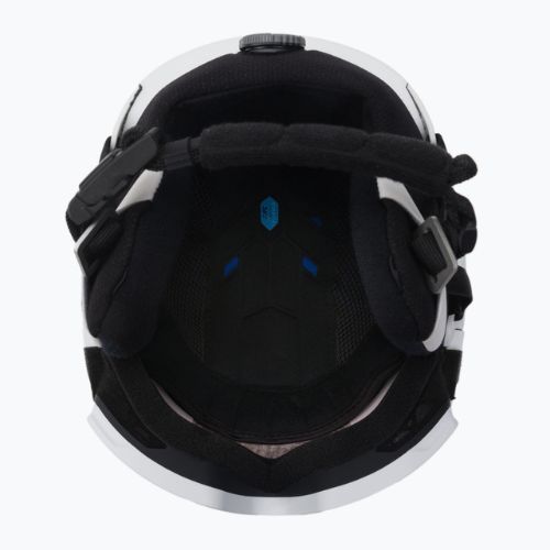Casco da sci Salomon Driver Prime Sigma Plus bianco/argento rosa/blu cielo