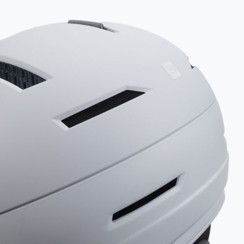 Casco da sci Salomon Driver Prime Sigma Plus bianco/argento rosa/blu cielo