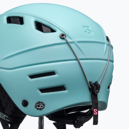 Casco da sci Salomon MTN Lab bleached aqua
