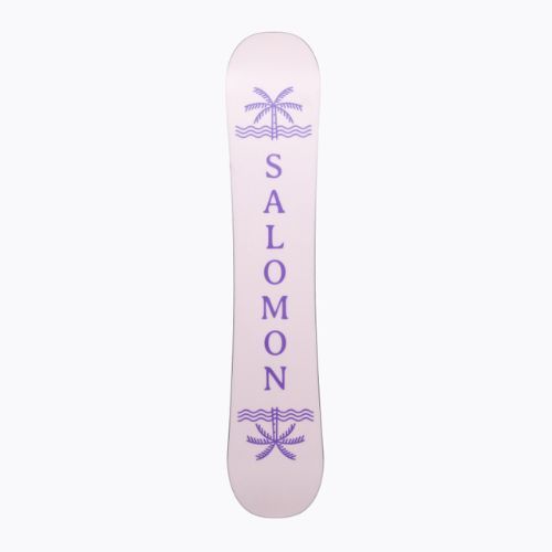 Snowboard donna Salomon Lotus bianco