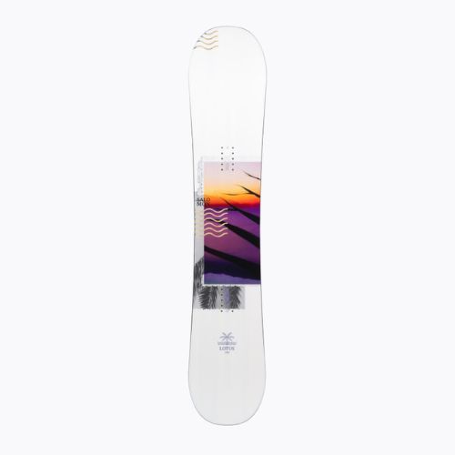 Snowboard donna Salomon Lotus bianco