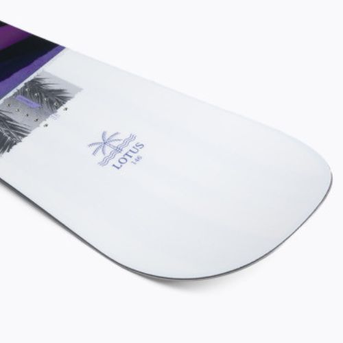 Snowboard donna Salomon Lotus bianco