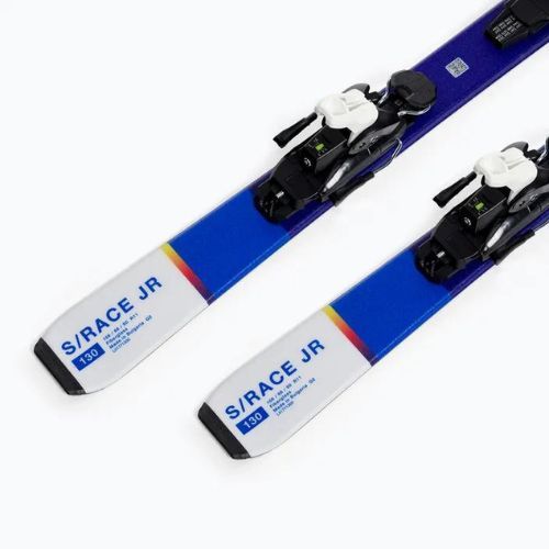 Sci da discesa per bambini Salomon S/Race M Jr. + attacchi L6 race blu/bianco