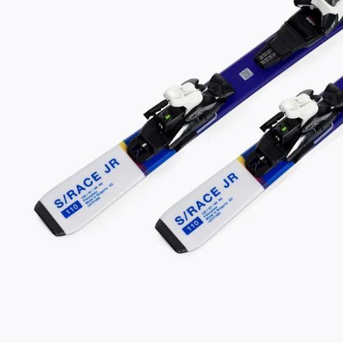 Sci da discesa per bambini Salomon S/Race Jr. + attacchi C5 race blu/bianco