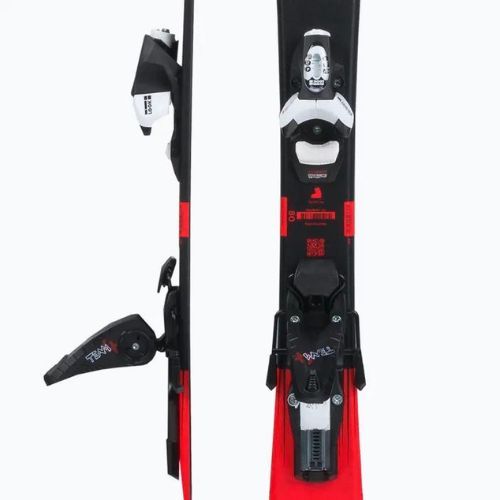 Sci da discesa per bambini Rossignol Hero Pro + attacchi Team 4 GW nero Bulk red