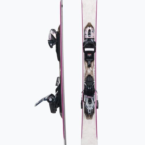 Sci da discesa femminile Rossignol Experience 76 + attacchi XP10 rosa/bianco