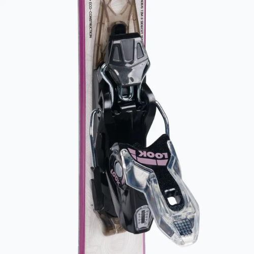 Sci da discesa femminile Rossignol Experience 76 + attacchi XP10 rosa/bianco