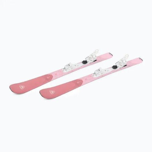 Sci da discesa per bambini Rossignol Experience W Pro + attacchi XP7 rosa