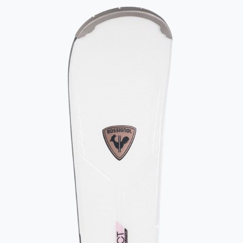 Sci da discesa femminile Rossignol Nova 8 CA + attacchi XP11 bianco