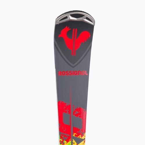 Sci da discesa Rossignol Hero Elite ST TI LTD K + attacchi SPX14 nero/rosso