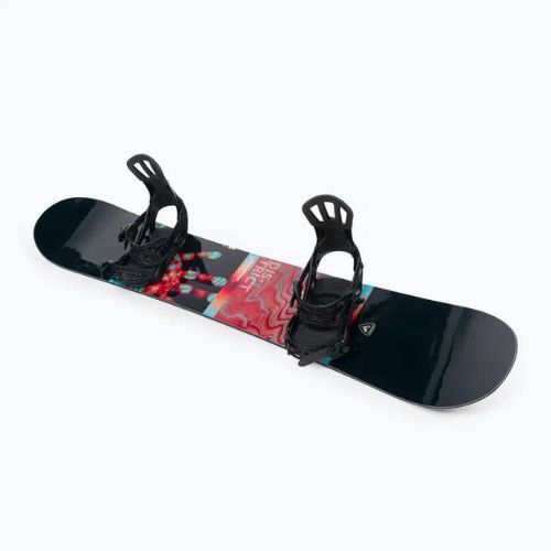 Snowboard Rossignol District Infrablack + attacchi Battle M/L nero/rosso