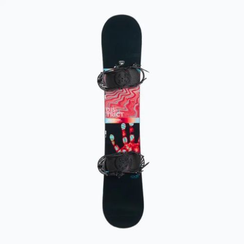 Snowboard Rossignol District Infrablack + attacchi Battle M/L nero/rosso