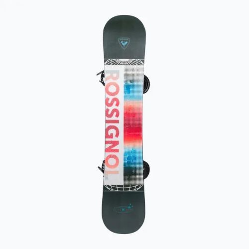 Snowboard Rossignol District Infrablack + attacchi Battle M/L nero/rosso