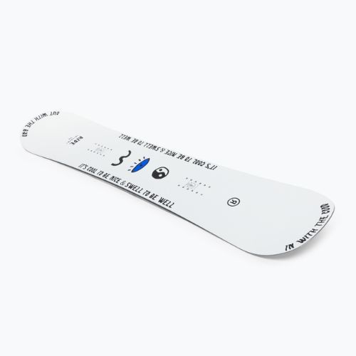 Snowboard donna RIDE Saturday bianco/blu