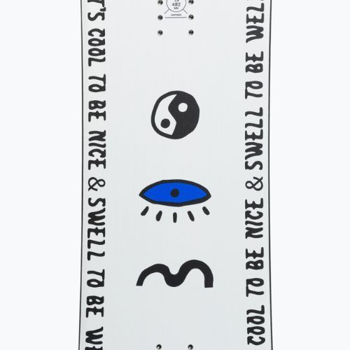 Snowboard donna RIDE Saturday bianco/blu