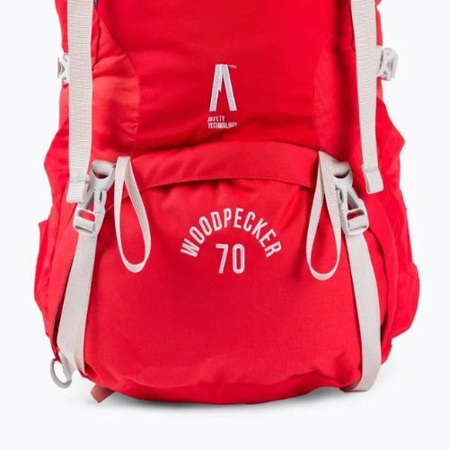 Zaino da trekking Alpinus Woodpecker 70 l rosso