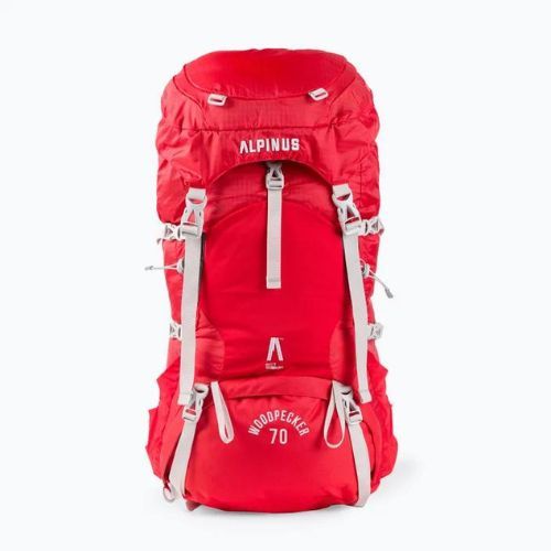Zaino da trekking Alpinus Woodpecker 70 l rosso