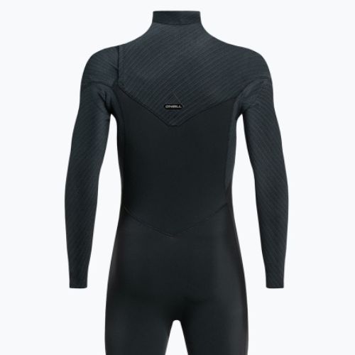 Uomo O'Neill Hyperfreak 4/3+ Chest Zip Full Black Swim Foam