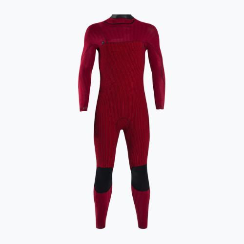Uomo O'Neill Hyperfreak Fire 5/4+ Chest Zip Full Black Swim Foam