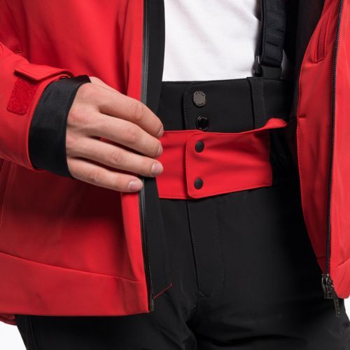 Giacca da sci da uomo Descente Josh rosso elettrico