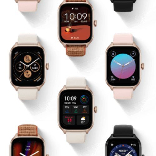 Orologio Amazfit GTS 4 Mini rosa fenicottero W2176OV6N