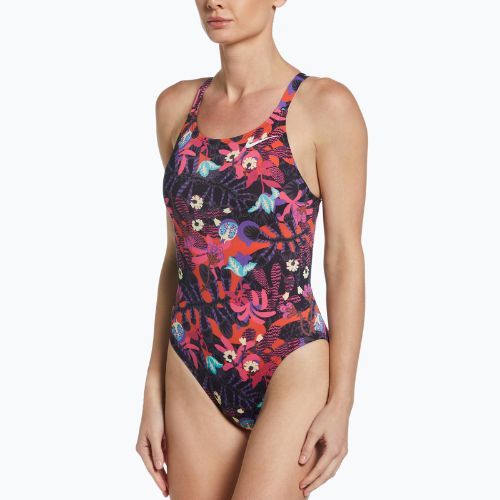 Costume intero donna Nike Multiple Print Fastback iper rosa