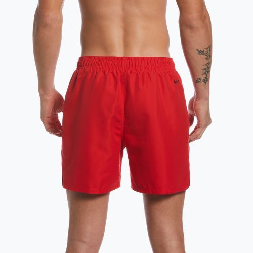 Pantaloncini da bagno Nike Swoosh Break 5" Volley da uomo rosso università