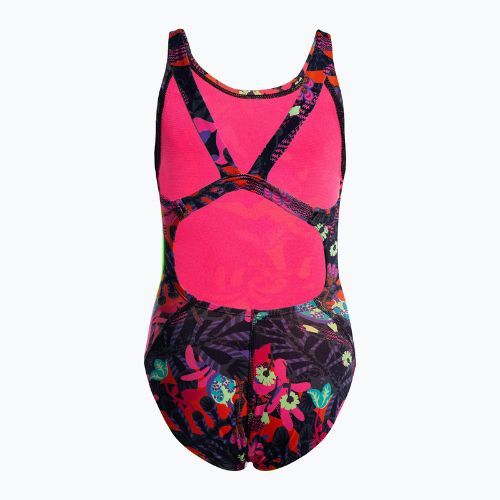 Costume intero Nike Multiple Print Fastback iper rosa per bambini