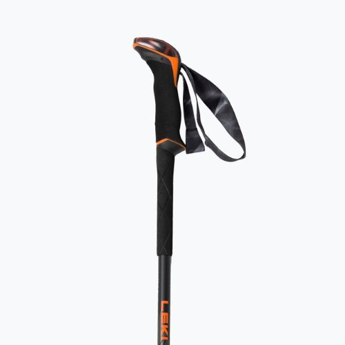 LEKI Makalu Lite bastoncini da trekking nero e arancione 65221082