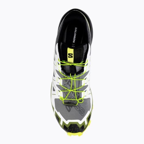 Salomon Speedcross 6 nero/bianco/acido lime scarpe da corsa da uomo