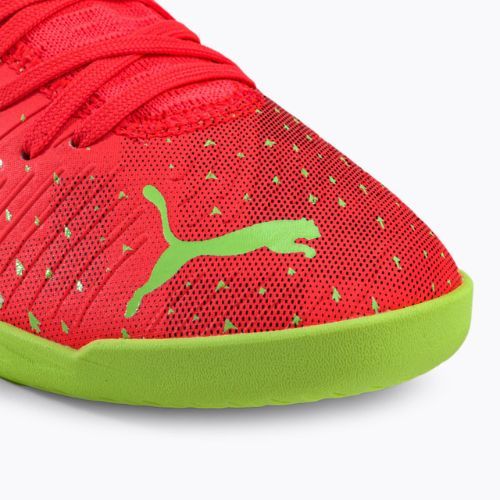 PUMA Future Z 4.4 IT scarpe da calcio per bambini corallo infuocato/luce frizzante/puma nero/salmone