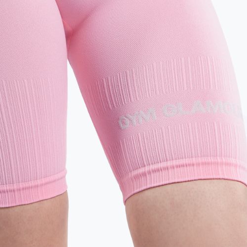 Pantaloncini da allenamento da donna Gym Glamour Push Up rosa confetto
