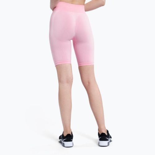 Pantaloncini da allenamento da donna Gym Glamour Push Up rosa confetto