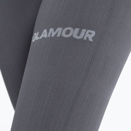 Leggings da allenamento donna Gym Glamour Push Up grigio