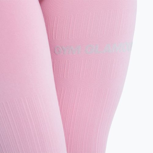 Leggings da allenamento da donna Gym Glamour Push Up rosa confetto