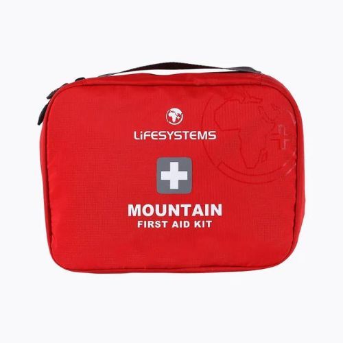 Kit di pronto soccorso da campeggio Lifesystems rosso
