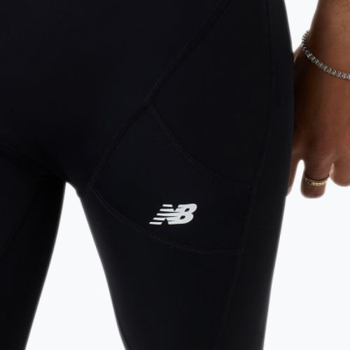 Leggings da corsa New Balance Compression Tight da uomo, nero