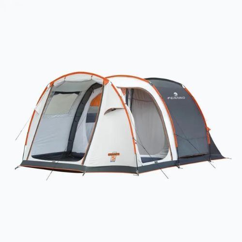 Tenda da campeggio bianca Ferrino Chanty 5 Deluxe per 5 persone