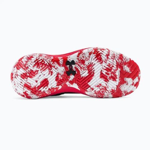Under Armour Jet '21 scarpe da basket uomo nero/rosso/bianco
