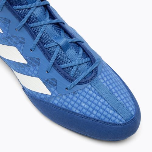 Uomo adidas Box Hog 4 scarpe da boxe blu GW1402