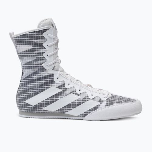 Uomo adidas Box Hog 4 grigio scarpe da boxe GZ6118
