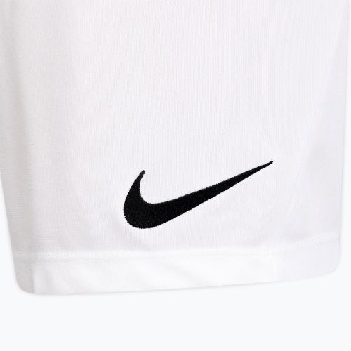 Pantaloncini da allenamento Nike Dri-Fit Park III Knit da uomo, bianco/nero