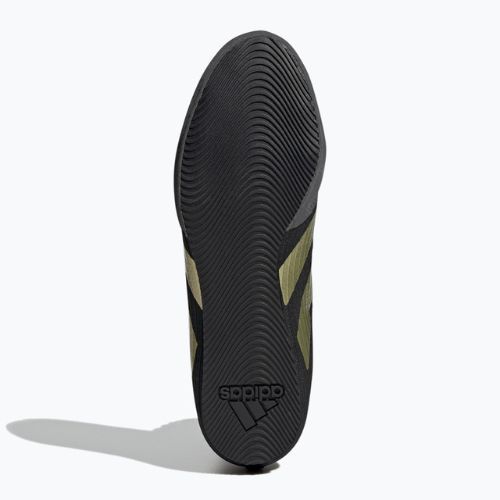 adidas Box Hog 4 scarpe da boxe nero e oro GZ6116