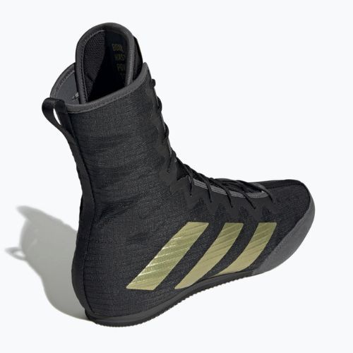 adidas Box Hog 4 scarpe da boxe nero e oro GZ6116