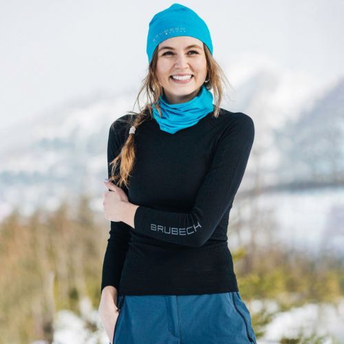 Maglia termica da donna Brubeck Extreme Thermo nera