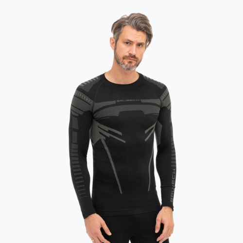 Maglia termica da uomo Brubeck Dry nero/grafite